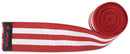 Harbinger Red Line 78-Inch Knee Wraps for Weightlifting | Color Flag | Pair