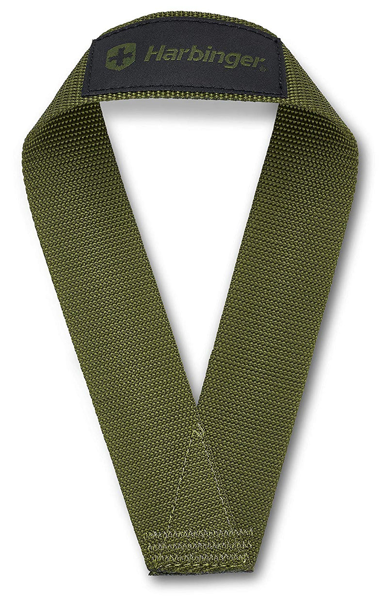 Harbinger Olympic Nylon Weightlifting Straps | Color Green | Pair