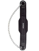 Harbinger Polypropylene Dip Belt with Steel Chain | Color Black