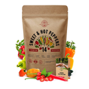 14 Sweet & Hot Peppers Seeds Variety Pack 700 Seeds Non-GMO Peppers Seeds