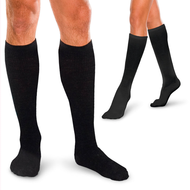 Corresport Sock 10-15 MMHG Black Medium  - One Pair (