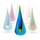 OUTREE Kids Pod Swing Seat | Cotton Kids Hammock Chair