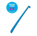 NOVA Medical Products NOVA Extra Long 24” Shoe Horn, Flexible Plastic, Blue Color
