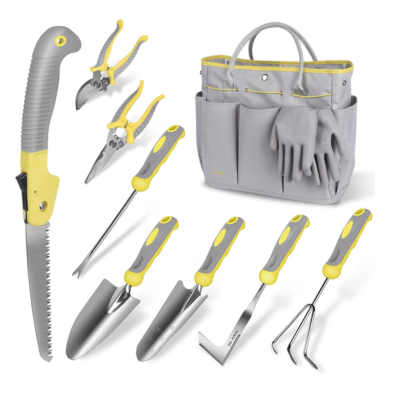 Garden Tool Set  Carsolt | 10 Piece Stainless Steel Heavy Duty