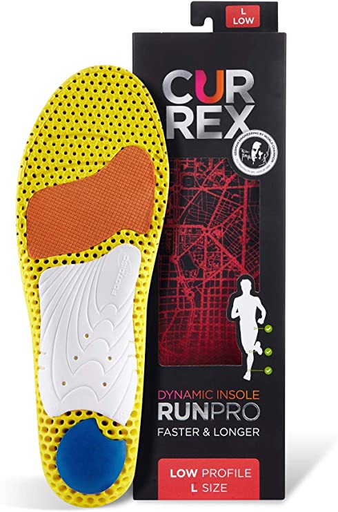 Currex Runpro | Cushioning, dynamic support & performance | For Women and Men | Low profile