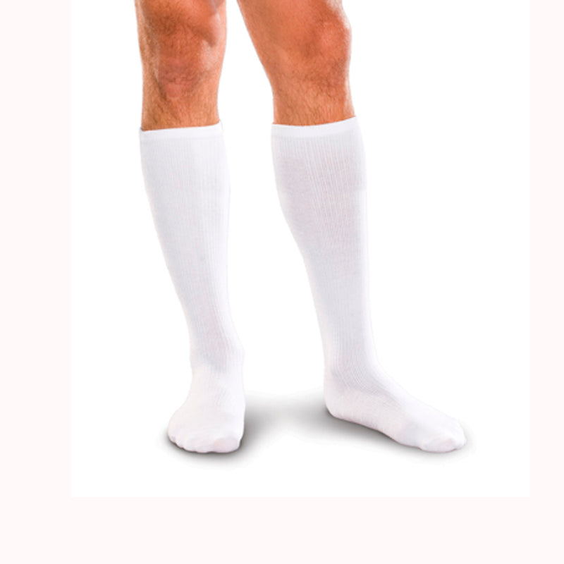 Corresport Sock 30-40 MMHG White Large - One Pair (