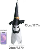 Galiejar Halloween Decorations Outdoor Hanging Lighted Glowing Ghost Hat Halloween Decor Indoor Outside Ornaments | Yard Tree Garden (3Pcs)
