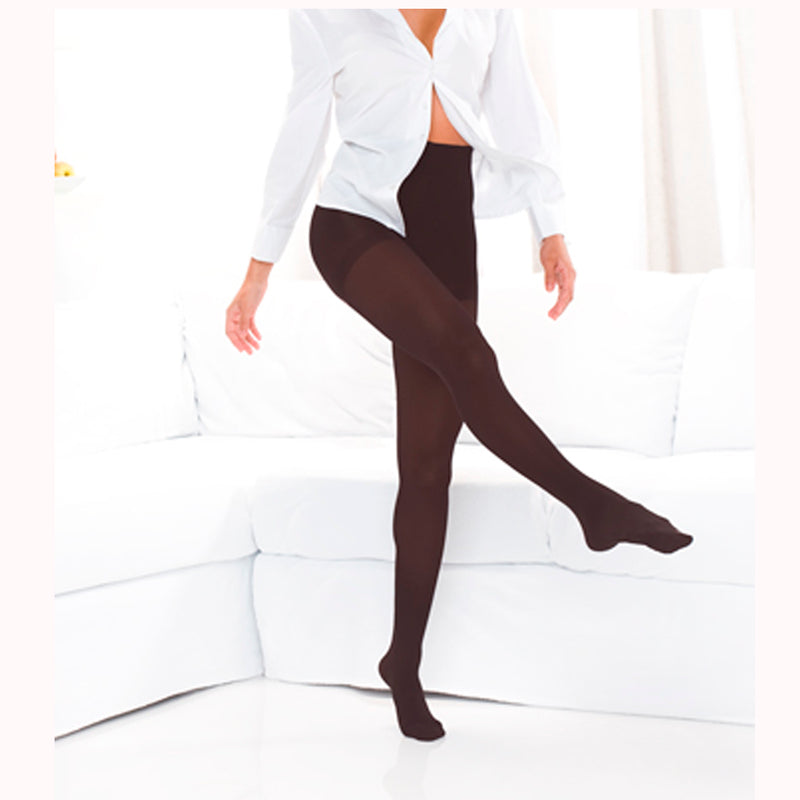 Opaque Tights 10-15 MMHG Whinter White Large (