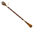 21" Beechwood Shoe Horn Back Scratcher - Made in Italy