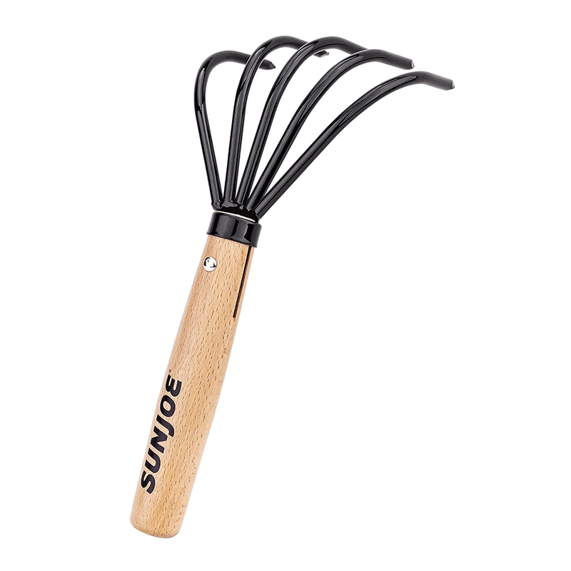 Nisaku by Sun Joe NJP555 Kumade Gohondume 5 Tine Claw Rake and Cultivator | 4.75-Inch