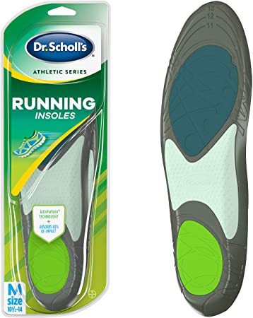 Dr. Scholl’s Running Insoles | Reduce Shock and Prevent Common Running Injuries: Runner's Knee, Plantar Fasciitis and Shin Splints | For Men&Women