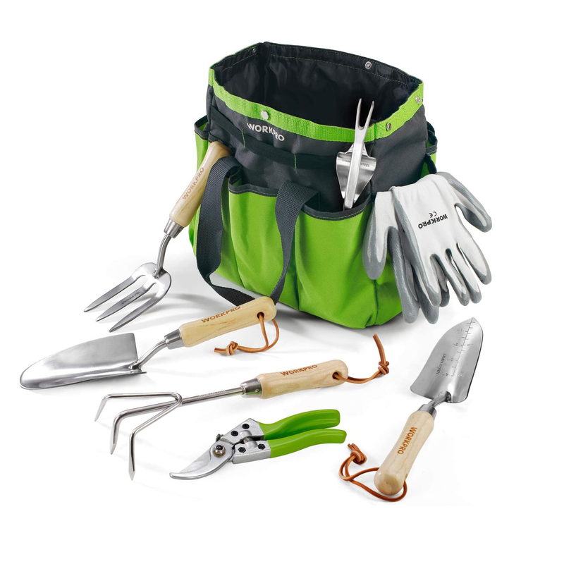 Workpro Garden Tools Set | 7 Pieces Stainless Steel Heavy Duty