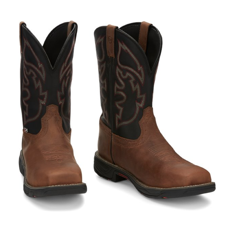 Justin Boots Rush Comp Toe | Style WK4337 Color Tan