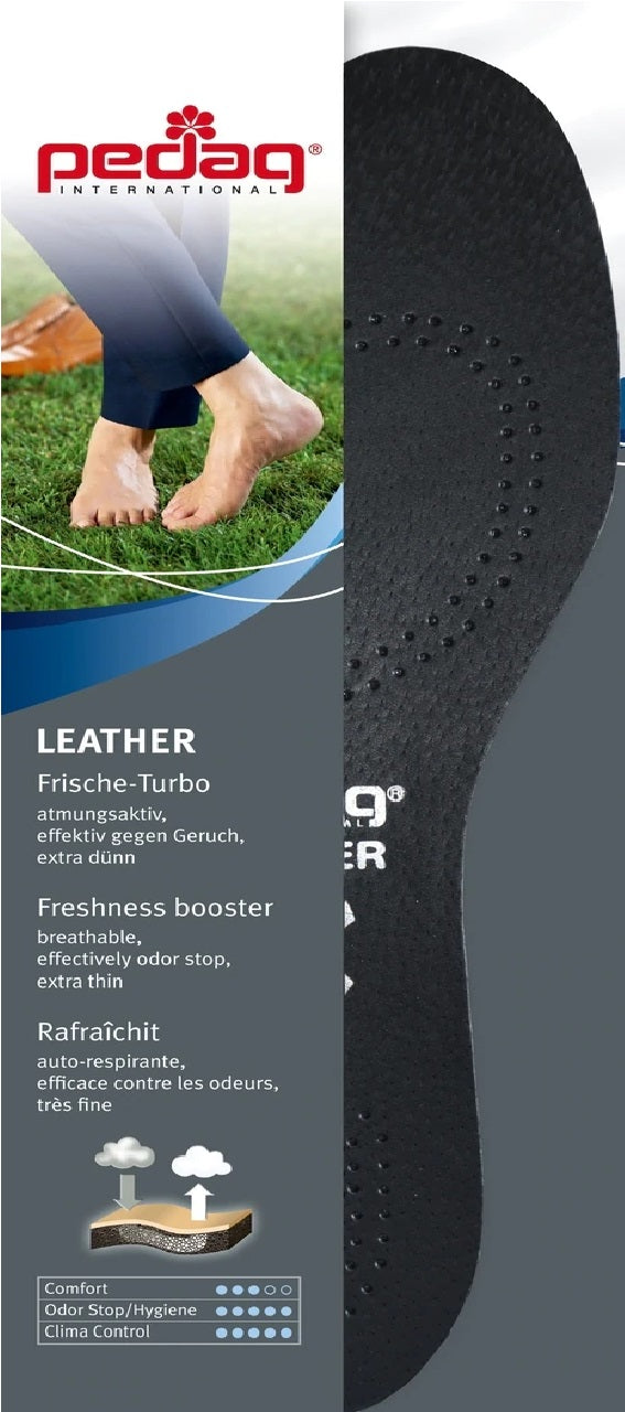 Pedag  Leather Insole Black