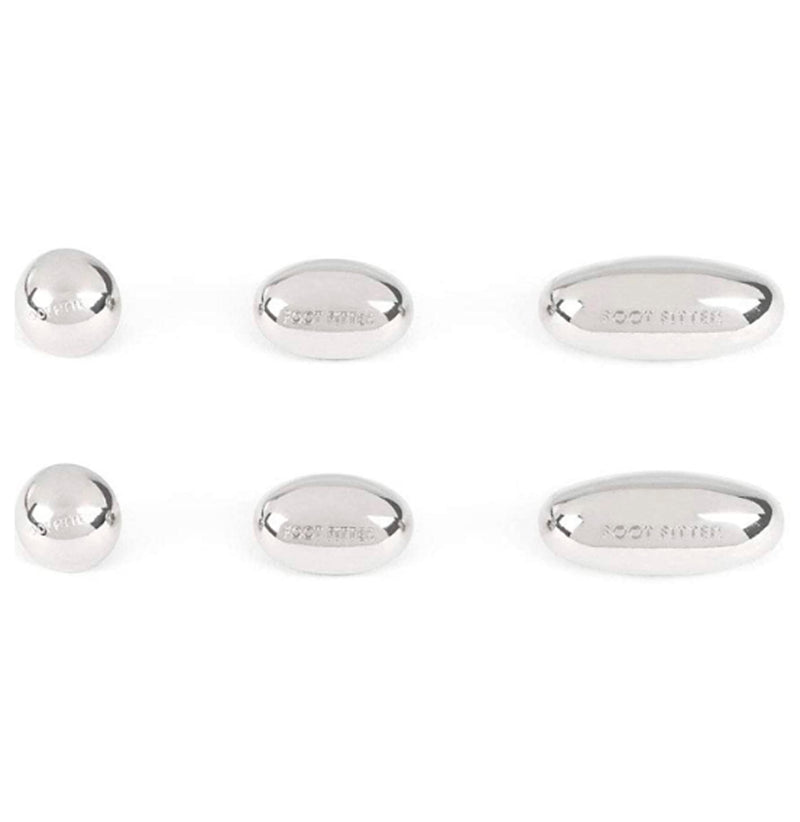 FootFitter Metal Spot Stretching Plug Set, Replacement or Extra Bunion Plugs, 6 Pack!