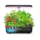 2022 Hydroponics Growing System | QYO 12 Pods Indoor Herb Garden with Grow Light