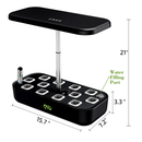 2022 Hydroponics Growing System | QYO 12 Pods Indoor Herb Garden with Grow Light