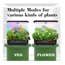 2022 Hydroponics Growing System | QYO 12 Pods Indoor Herb Garden with Grow Light