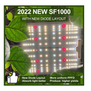 2022 Newest SPIDER FARMER SF1000 LED Grow Light with Samsung LM301B Daisy Chain Dimmable 3x3