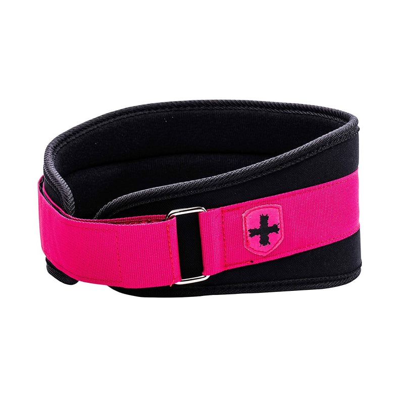 Harbinger Women's Nylon Weightlifting Belt with Flexible Ultralight Foam Core | Color Pink