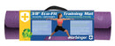 Harbinger Recyclable Foam Eco Fit Exercise Mat | 3/8-Inch | Color Purple