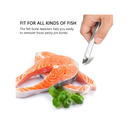 2 Stainless Steel Flat & Slanted Pliers Pliers Removal Tool (4.6")