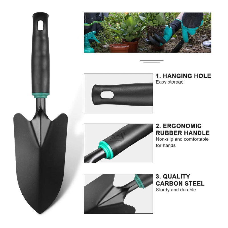 Zncmrr 9 Pieces Garden Tool Gardening Tool Kit For Digging