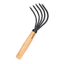 Nisaku by Sun Joe NJP555 Kumade Gohondume 5 Tine Claw Rake and Cultivator | 4.75-Inch