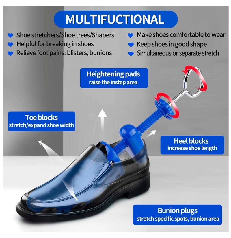 Shoe Stretcher Wooden Shoes Tree Shaper Rack, Wood Adjustable Flats Pumps  Boots | eBay