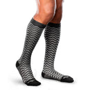 15 - 20 Corespun Pattern Medium Black - Black/Grey Socks Trendsetter - One Pair (