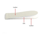 uxcell Height Increase Insoles for Men Women Heel Lift Leather Foam Insert Taller Shoes Pad