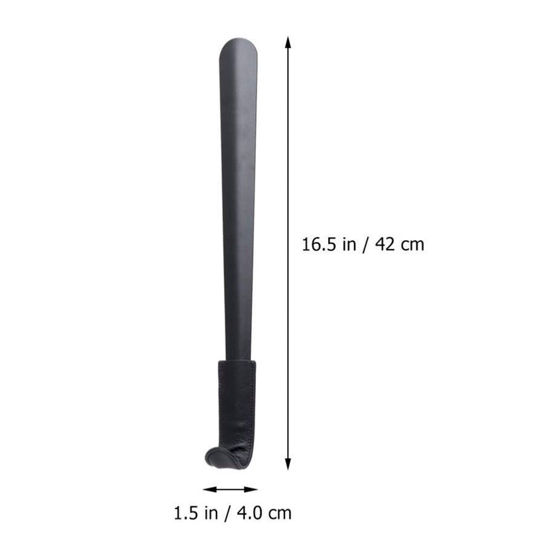 Healifty Shoehorn High Grade Stainless Steel Black