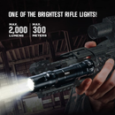 OLIGHT Odin 2000 Lumens Picatinny Rail Mounted Rechargeable Tactical Flashlight