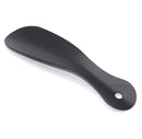 Foldable Stainless Steel Shoe Horn 5 Inch Metal Pocket Color Black-2