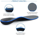 Walk-Hero Comfort And Support | Plantar Fasciitis Feet Insoles Arch Supports Orthotics Inserts Relieve Flat Feet | For Women And Men | Color Grey