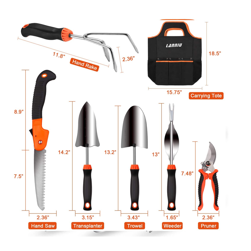 LANNIU Gardening Tool Set | Set 7 Pieces