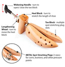 FootFitter Premium Professional 2-Way Shoe Stretcher- Stretches Length and Width