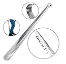 31.5" Extra Long Shoehorn,Stainless Steel Shoe Horn,Long Handle Durable Metal Boot Horn with Hook