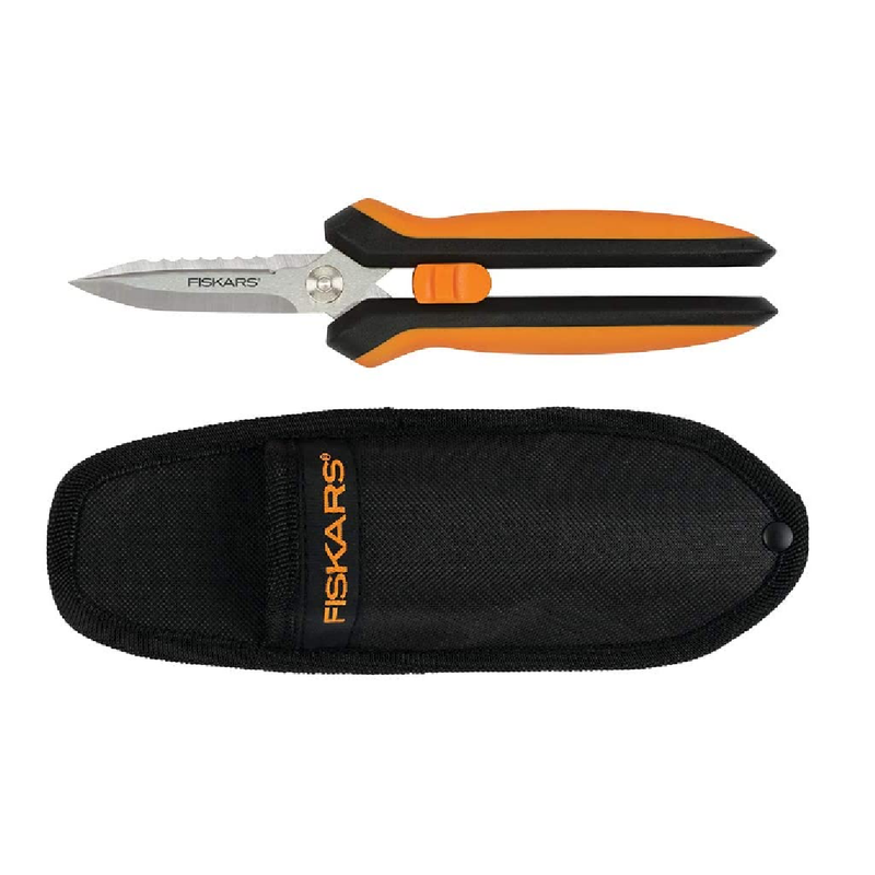 Fiskars Garden 399220 Multipurpose Garden Snips | Color Black/Orange