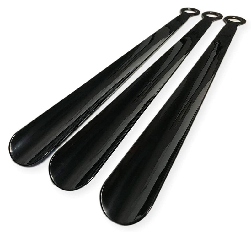 Long Handle Shoe Horn (18 Inch) - Plastic Shoehorn for Men, Women and Kids