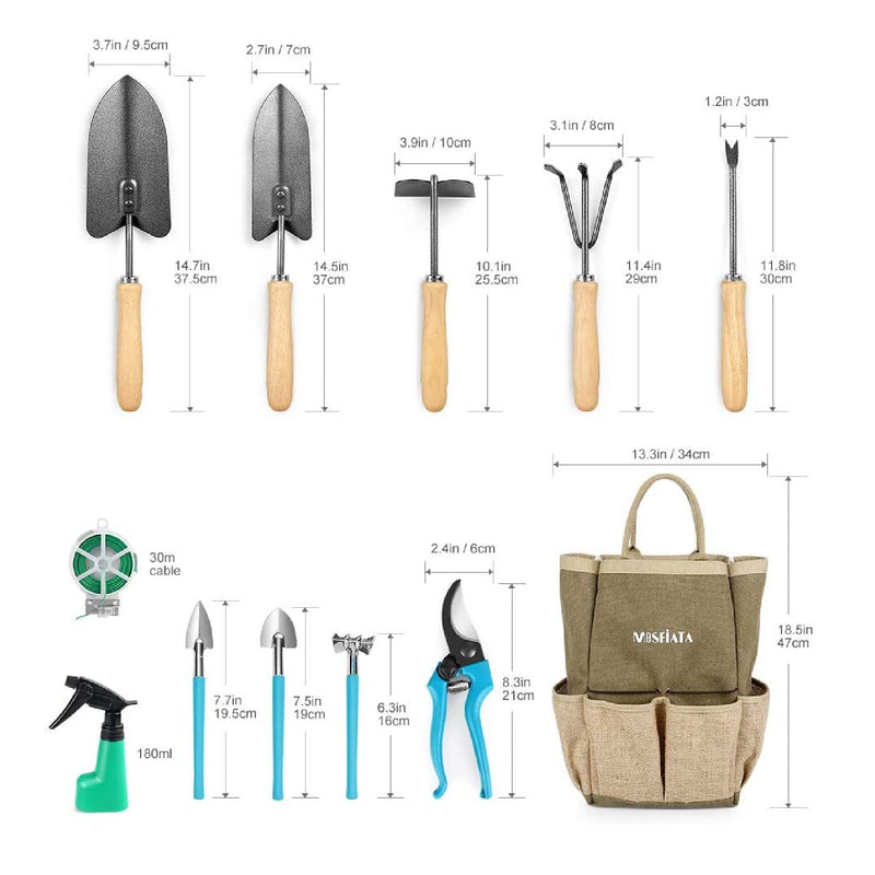 Garden Tools Set MOSFiATA | 12 Pieces