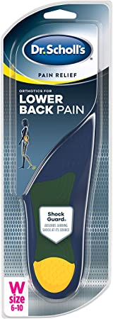 Dr. Scholl's Lower Back Pain Relief Orthotics | Immediate and All-Day Relief of Lower Back Pain | Women&Men