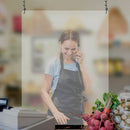 31.5 X 47.5 Inch Ceiling Hanging Sneeze Shield