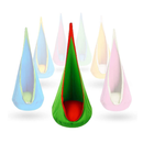 OUTREE Kids Pod Swing Seat | Cotton Kids Hammock Chair