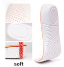 xxin Height Increase Insole 1_5cm/2_5cm/3_5cm Breathable High Full Shoe Insoles Shoe Inserts Cushion Pads Lift Kits Elevator Insoles for Men Women White （3.5cm US8-12)