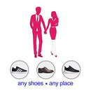Height Increase Insole Unisex 1 Inch Taller Heel Lift Silicone Invisible 3/4 Length