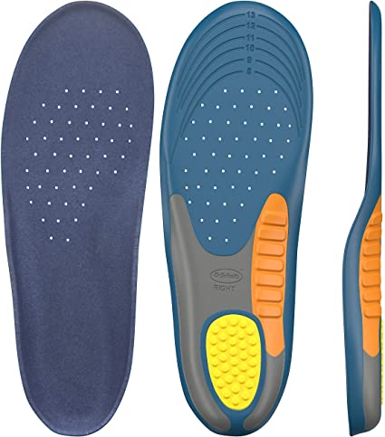 Dr. Scholl's Heavy Duty Support Pain Relief Orthotics | Designed for Men over 200lbs with Technology to Distribute Weight