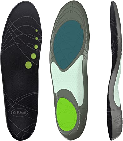 Dr. Scholl’s Running Insoles | Reduce Shock and Prevent Common Running Injuries: Runner's Knee, Plantar Fasciitis and Shin Splints | For Men&Women