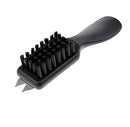 Black Golf Shoes Cleaner Brush with Shoe Horn Handle Dirt Mud Remover suit for Golf Club Home Using Cleaning Tool