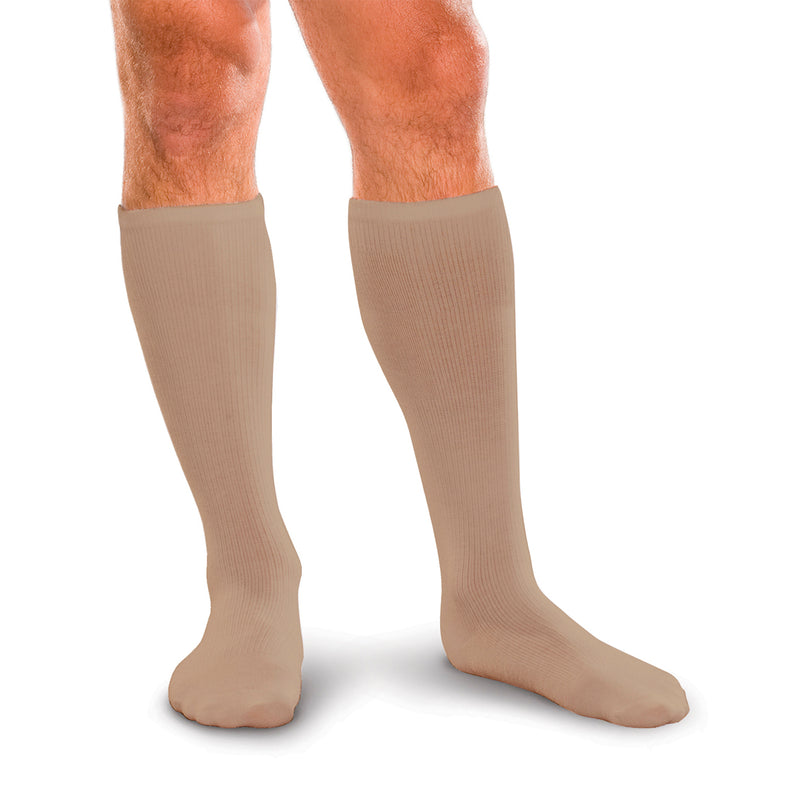 Corresport Sock 10-15 MMHG Khaki Large  - One Pair (